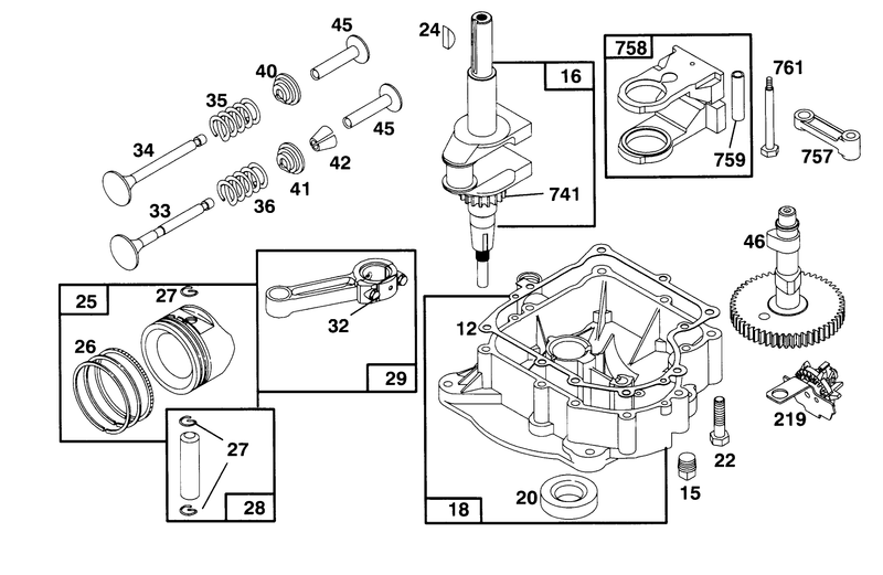 Engine Briggs and Stratton Model 283707 0156 01