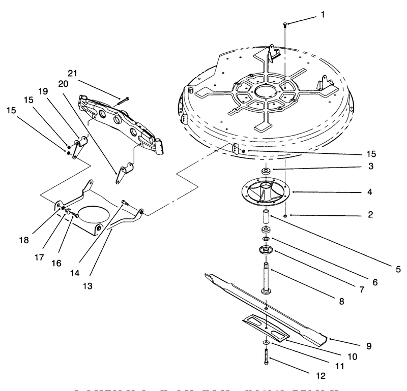 Spindle and Blade Assembly
