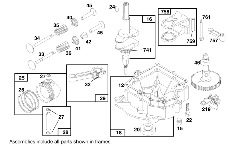 Engine Briggs and Stratton Model 283707 0156 01