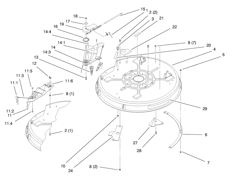 Deck Assembly 32in Cutting Unit
