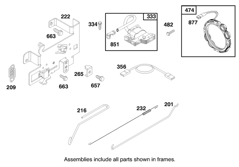 Engine Briggs and Stratton Mode 283707 1156 E1