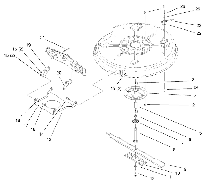 Spindle And Blade Assembly