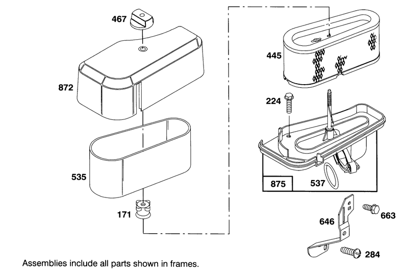 Engine Briggs and Stratton Model 286707 0452 01