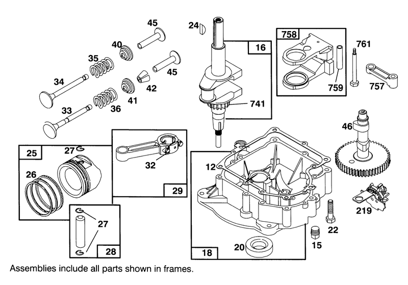 Engine Briggs and Stratton Model 286707 0452 01