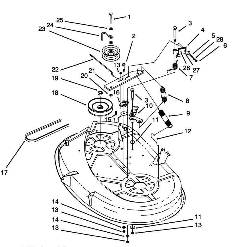 Brake Assembly 38in Cutting Unit