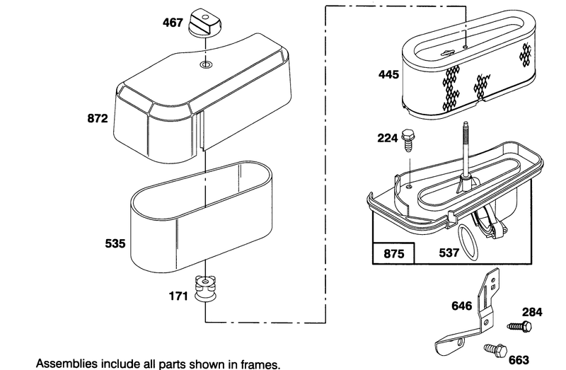 Engine Briggs and Stratton Model 286707 0453 01