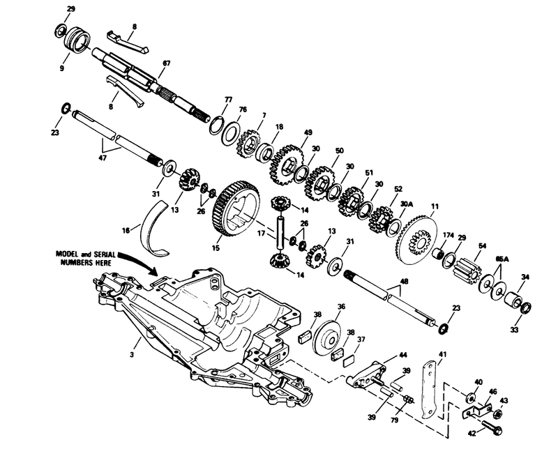 Peerless Transaxle Model No 915 020 cont