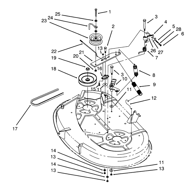 Brake Assembly 38in Cutting Unit