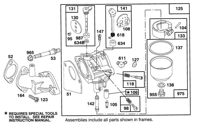 Engine Briggs and Stratton Model 286707 0453 01