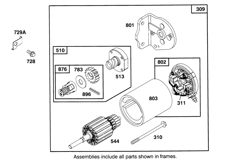 Engine Briggs and Stratton Model 286707 0453 01