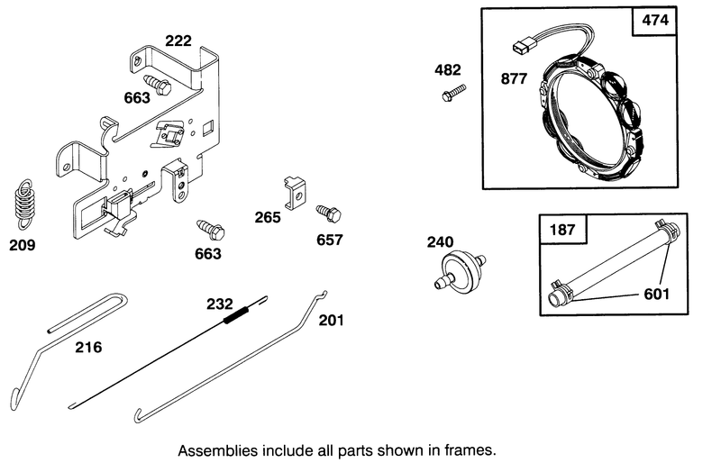 Engine Briggs and Stratton Model 286707 0453 01