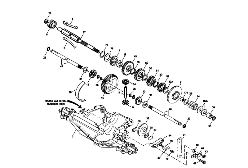 Peerless Transaxle Model No 915 020 cont