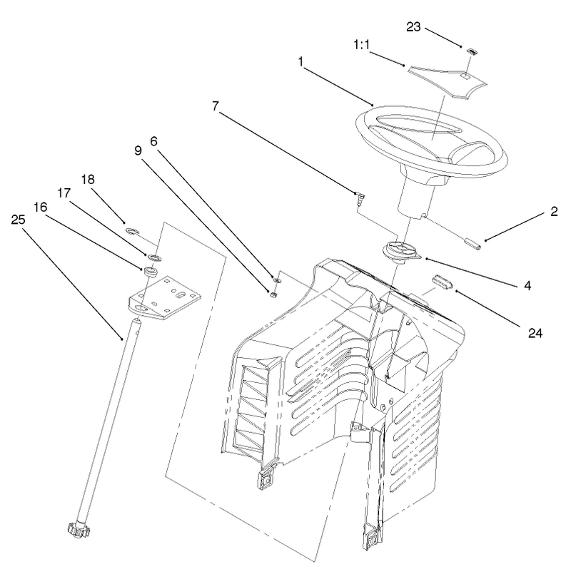 Fixed Steering Assembly