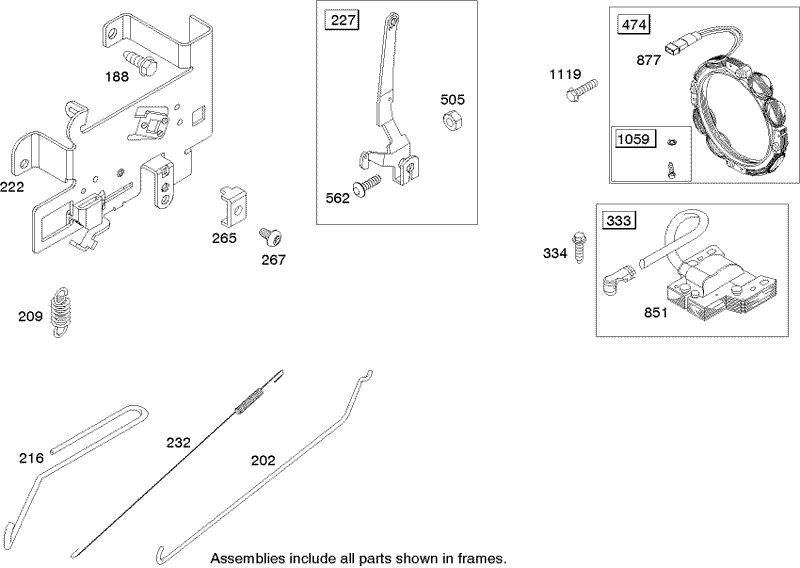 Governor Assembly Briggs and Stratton Model 21A907 0169 E1