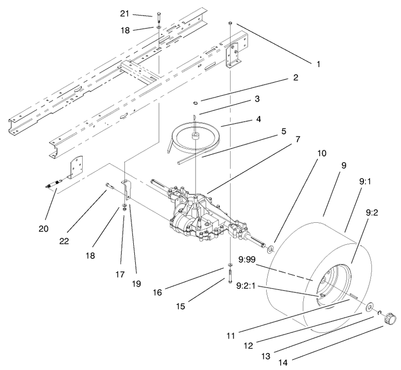 5 Speed Transaxle Assembly