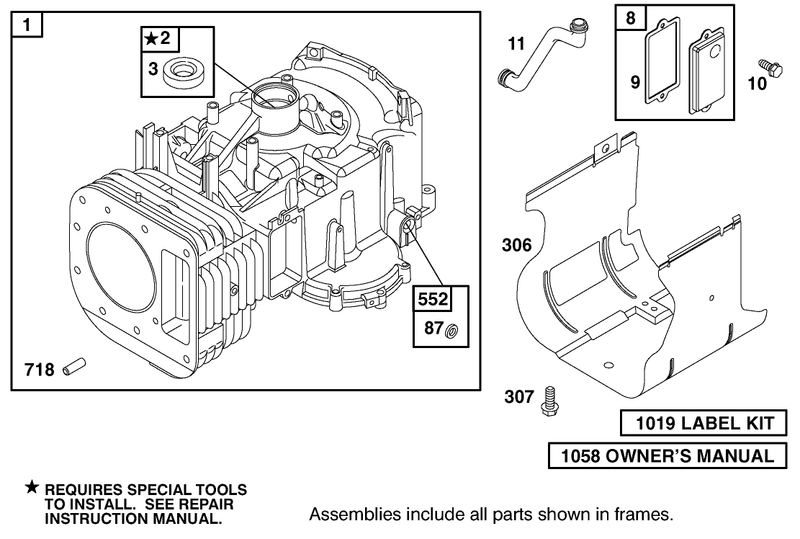 Engine Briggs and Stratton Model 312777 0128 E1