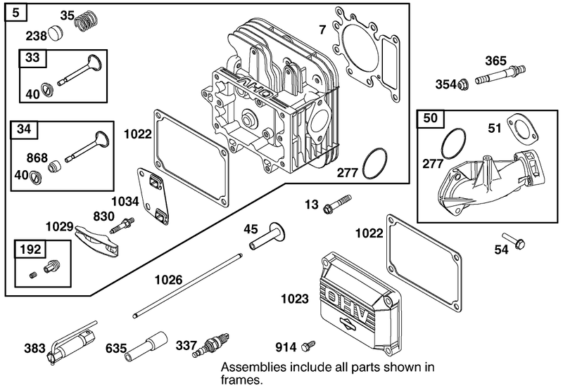Engine Briggs and Stratton Model 312777 0128 E1