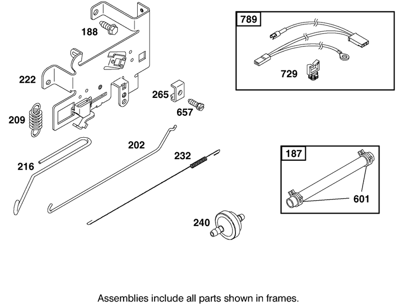 Engine Briggs and Stratton Model 312777 0128 E1