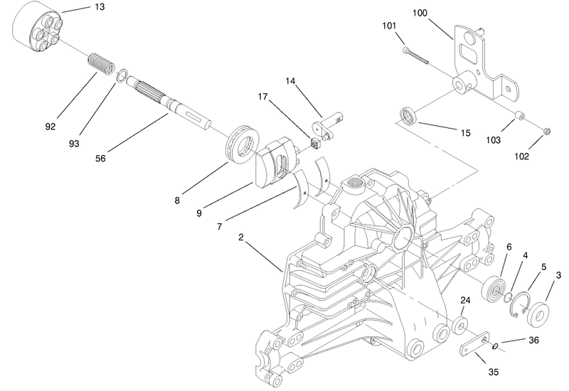 Hydro Transaxle Assembly