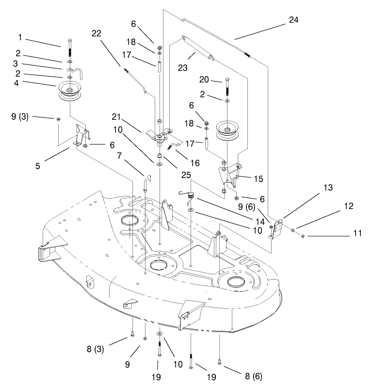 Idler and Brake Assembly