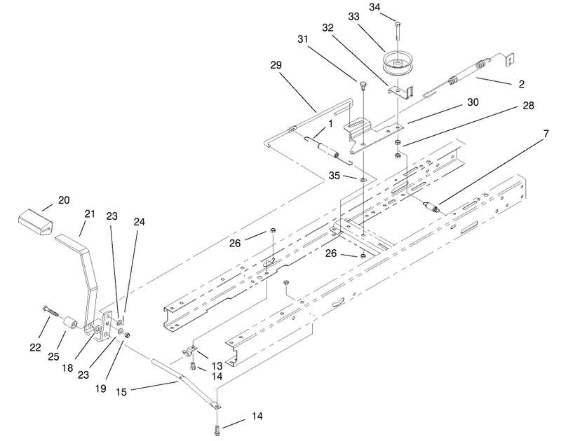 Traction and Brake Components Assembly