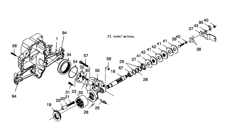 Hydrogear Transaxle Model No 316 0500
