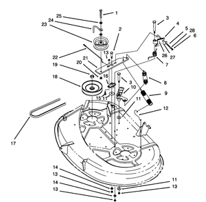 Brake Assembly 38in Cutting Unit