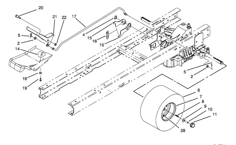 Speed Control and Rear Wheel Assembly