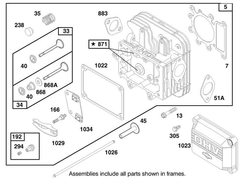 Engine Briggs and Stratton Model 28n707 0631 A1