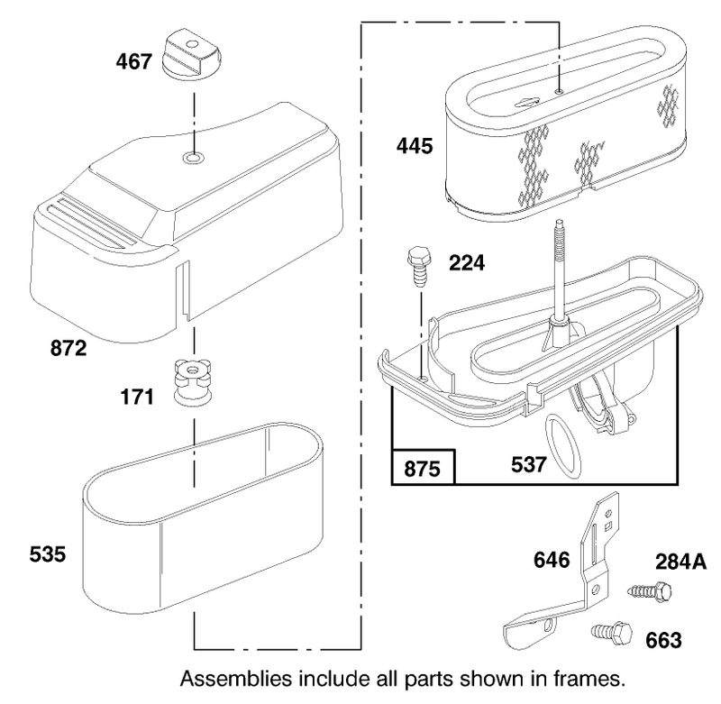 Engine Briggs and Stratton Model 28n707 0631 A1