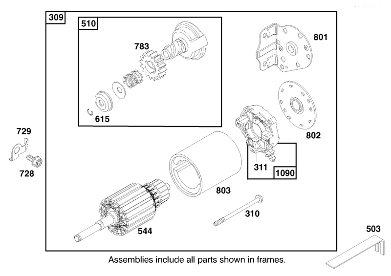 Engine Briggs and Stratton Model 28n707 0631 A1
