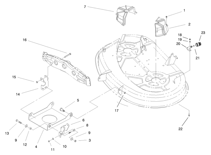 Suspension Assembly 38in Cutting Unit