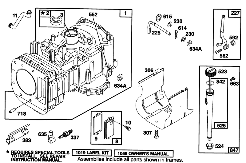 Engine Briggs and Stratton Model 28q777 0168 01