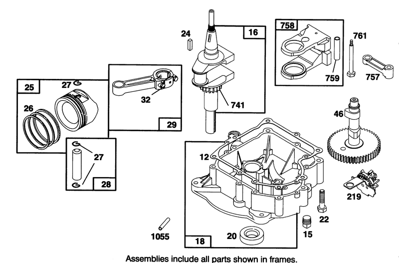 Engine Briggs and Stratton Model 28q777 0168 01