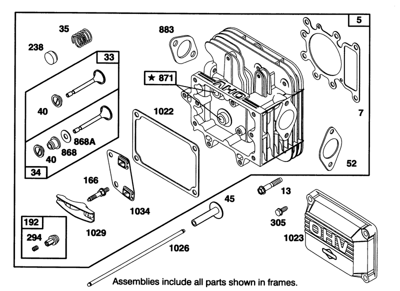 Engine Briggs and Stratton Model 28q777 0168 01
