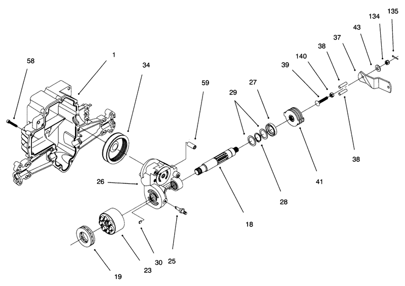 Hydro Transaxle Assembly continued