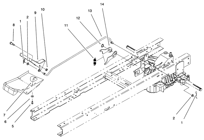 Hydro Transaxle Controls Assembly