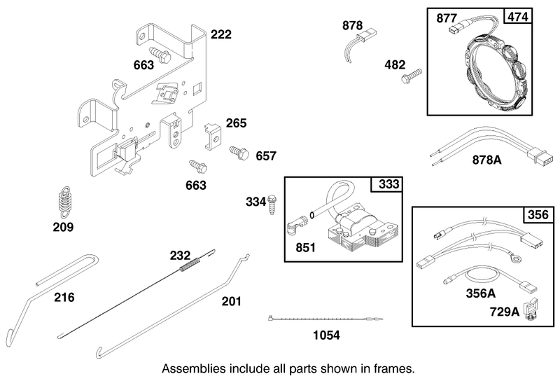 Engine Briggs and Stratton Model 28n707 0131 01