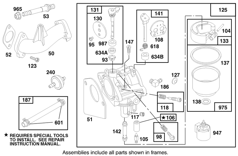 Engine Briggs and Stratton Model 28n707 0131 01