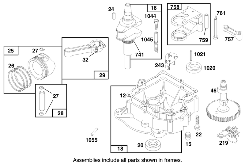 Engine Briggs and Stratton Model 28n777 0174 01