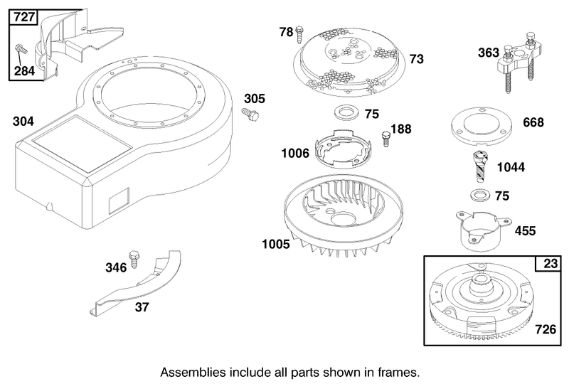 Engine Briggs and Stratton Model 28n777 0174 01