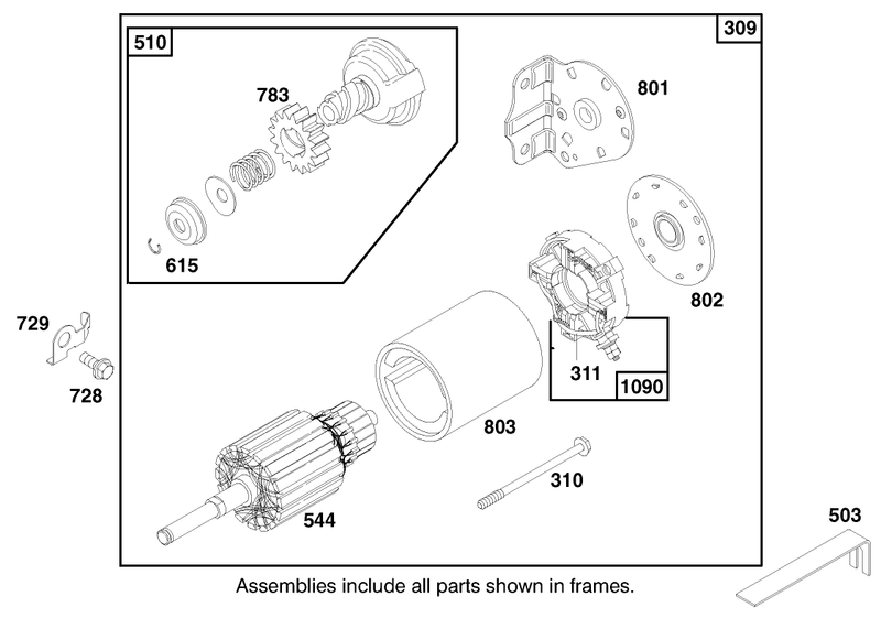 Engine Briggs and Stratton Model 28n777 0174 01