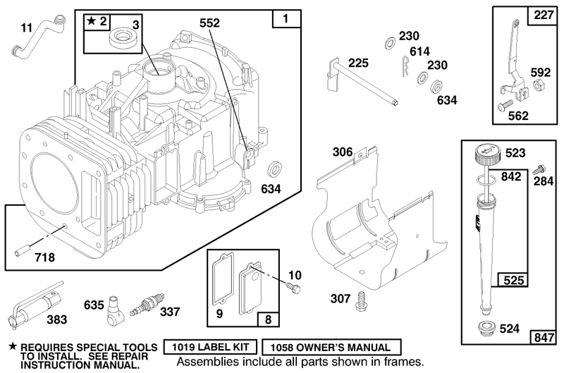 Engine Briggs and Stratton Model 28n777 0174 01