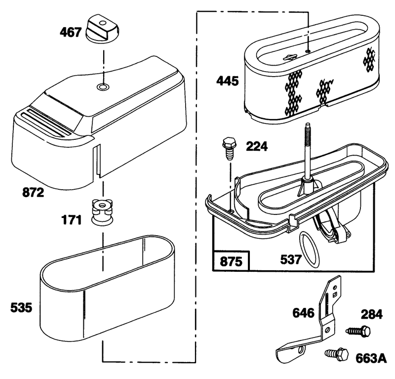 Engine Briggs and Stratton Model 28q777 0668 A1
