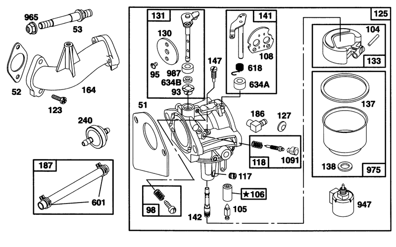 Engine Briggs and Stratton Model 28q777 0668 A1