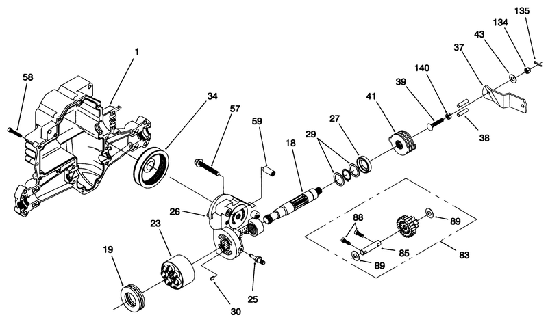 Hydro Transaxle Assembly continued