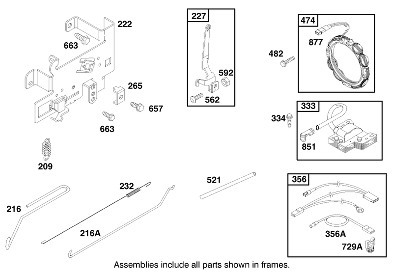 Engine Briggs and Stratton Model 28q777 0668 E1