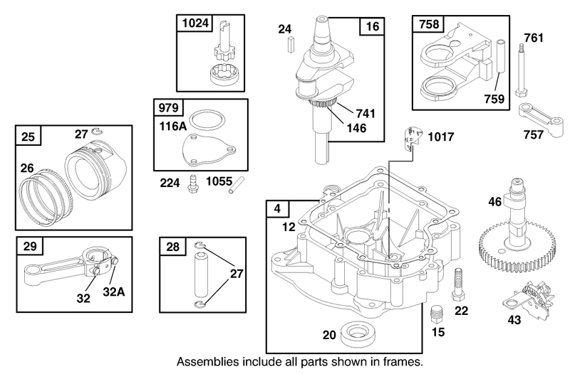 Engine Briggs and Stratton Model 28q777 0668 E1