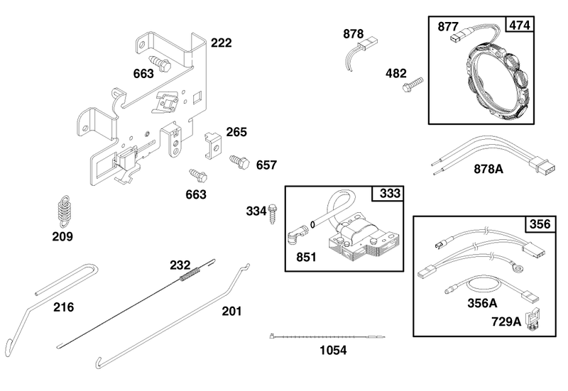 Engine Briggs and Stratton Model 28n777 0174 01