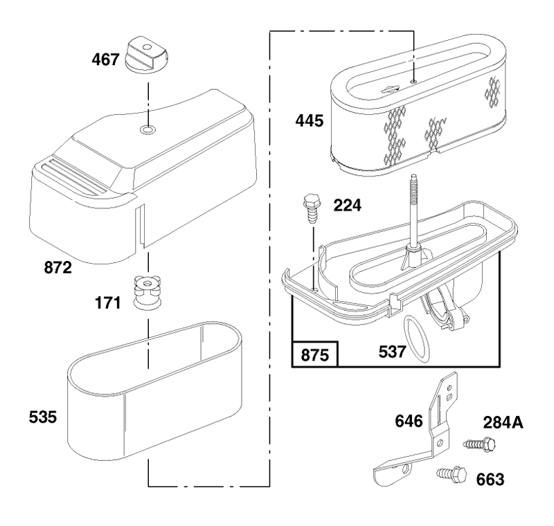 Engine Briggs and Stratton Model 28n777 0174 01